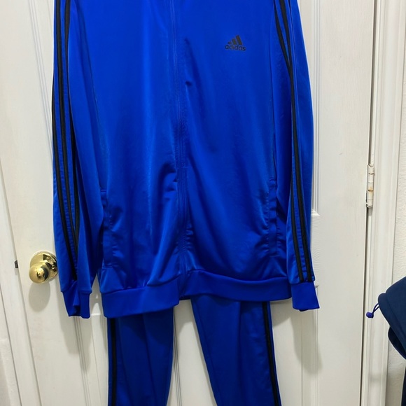 Adidas Essentials Tracksuit Warmup Sweatsuit Jogging Exercise Leisure Jump Suit - Picture 16 of 16